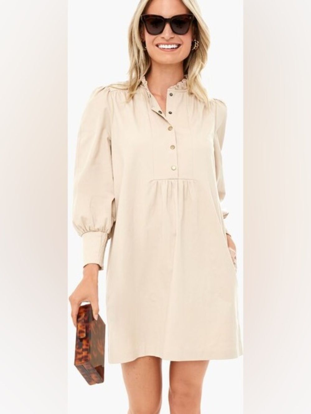 Pomander Place Claiborne Dress in Khaki Size M